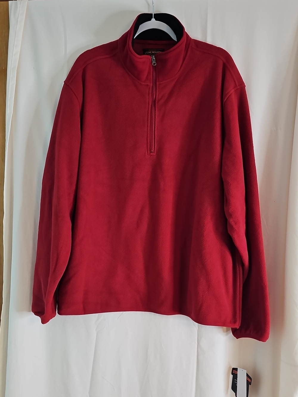 Stone Mountain Men's Crimson Half-Zip Fleece Pullover